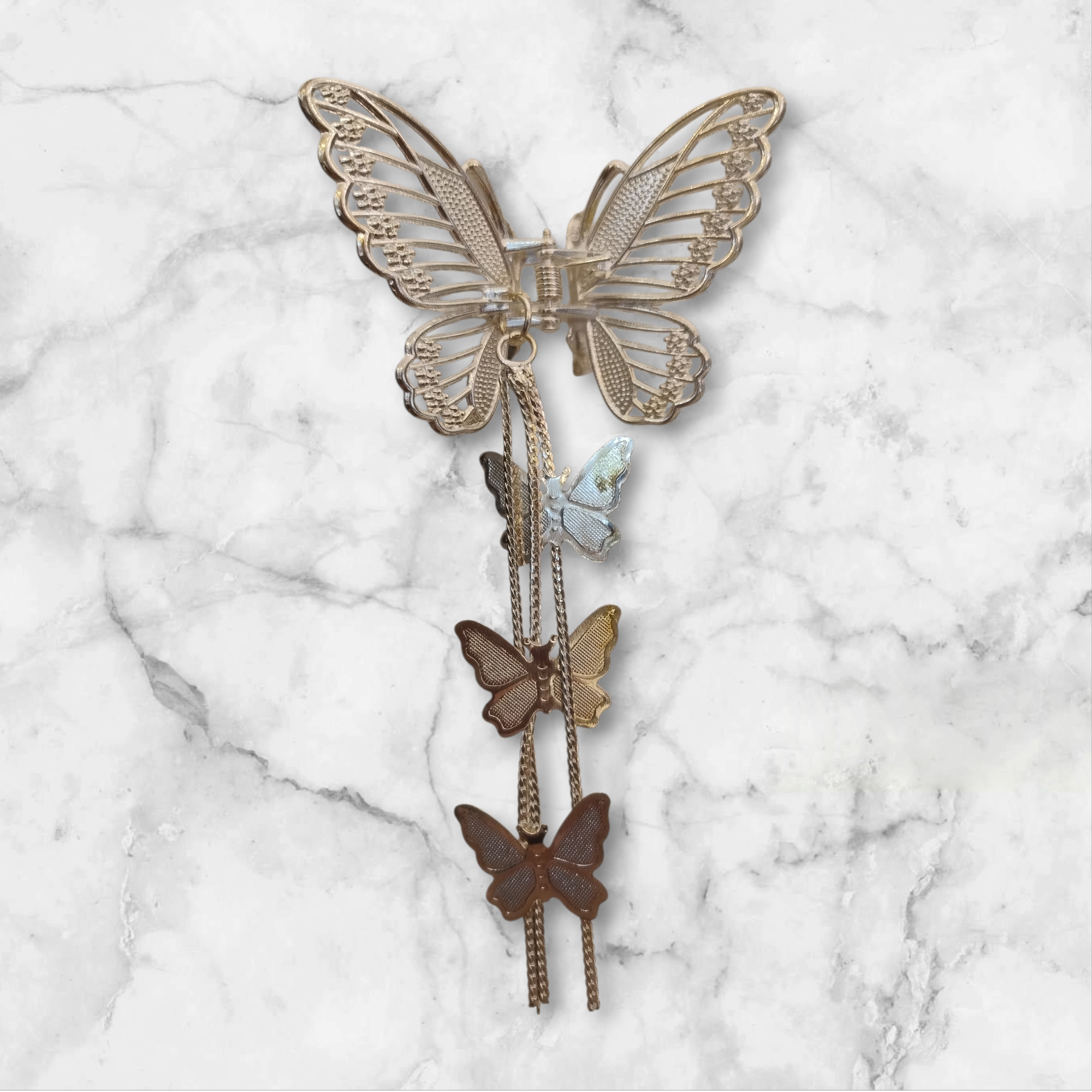 Hebilla Mariposa Dorada